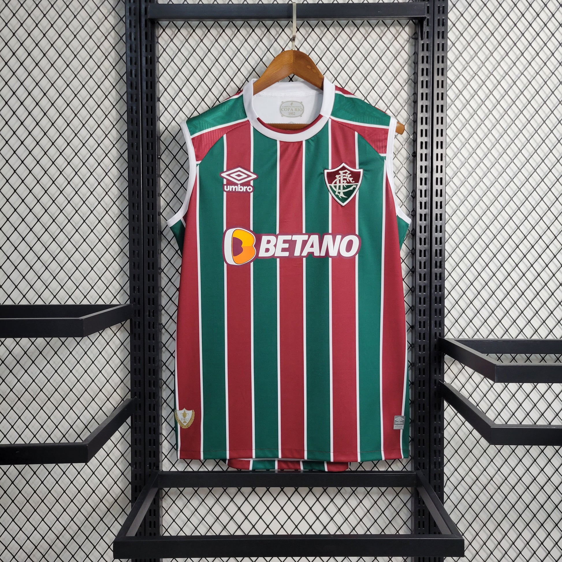 23-24 Fluminense Home Tank Top Size S-4XL | 衬衫 | M1-1 | Betty ali Chinese suppliers