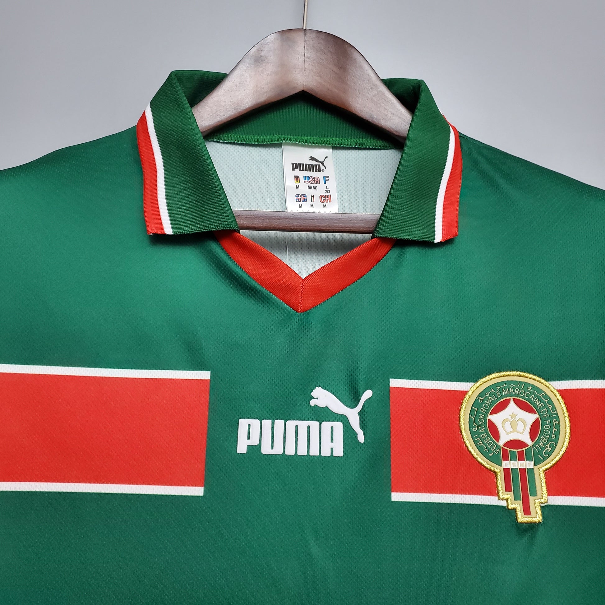 Retro 1998 Morocco home S-XXL（Retro） | 复古/Retro | R | Betty ali Chinese suppliers