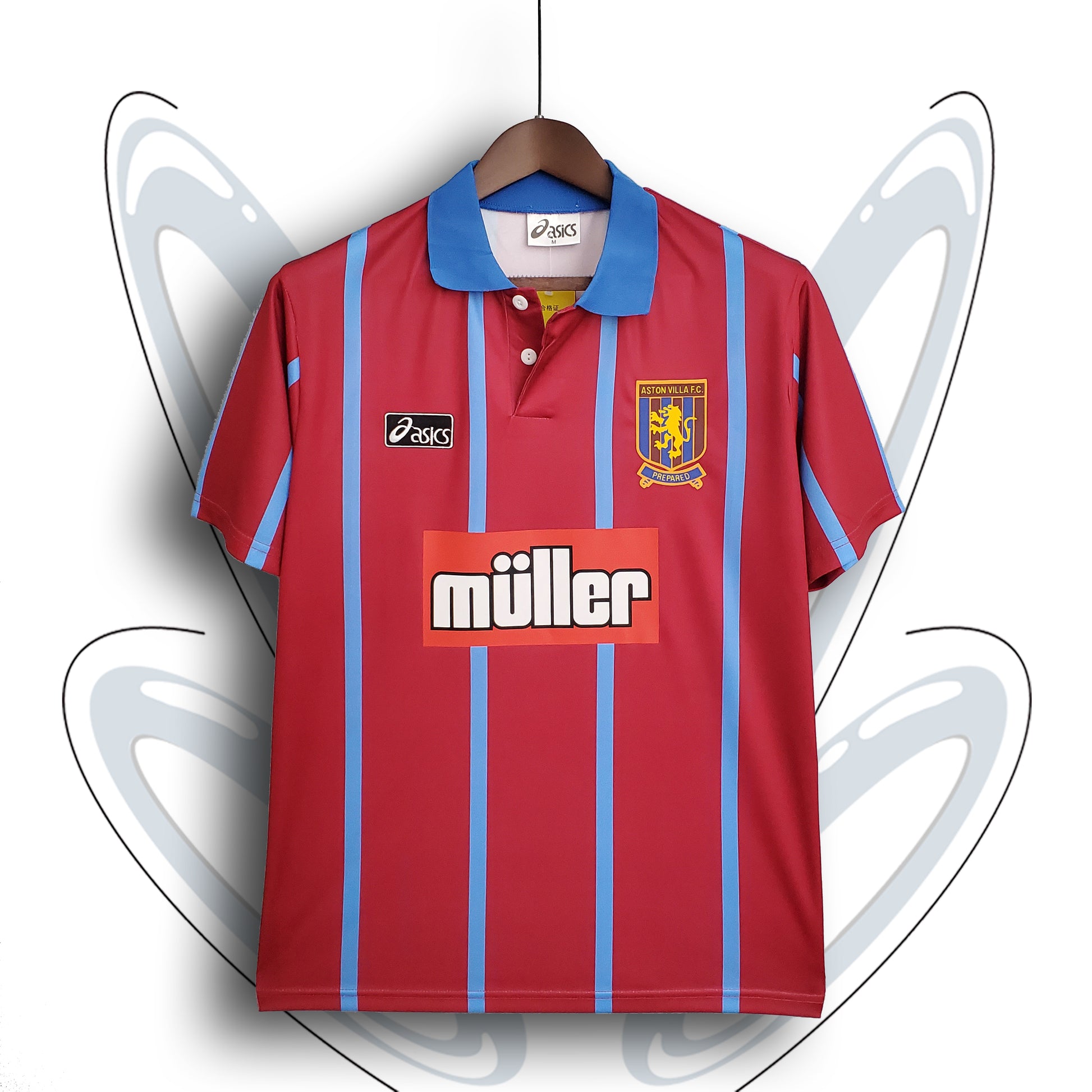 Retro 93/95 Aston Villa home S-XXL | 复古/Retro | R | Betty ali Chinese suppliers