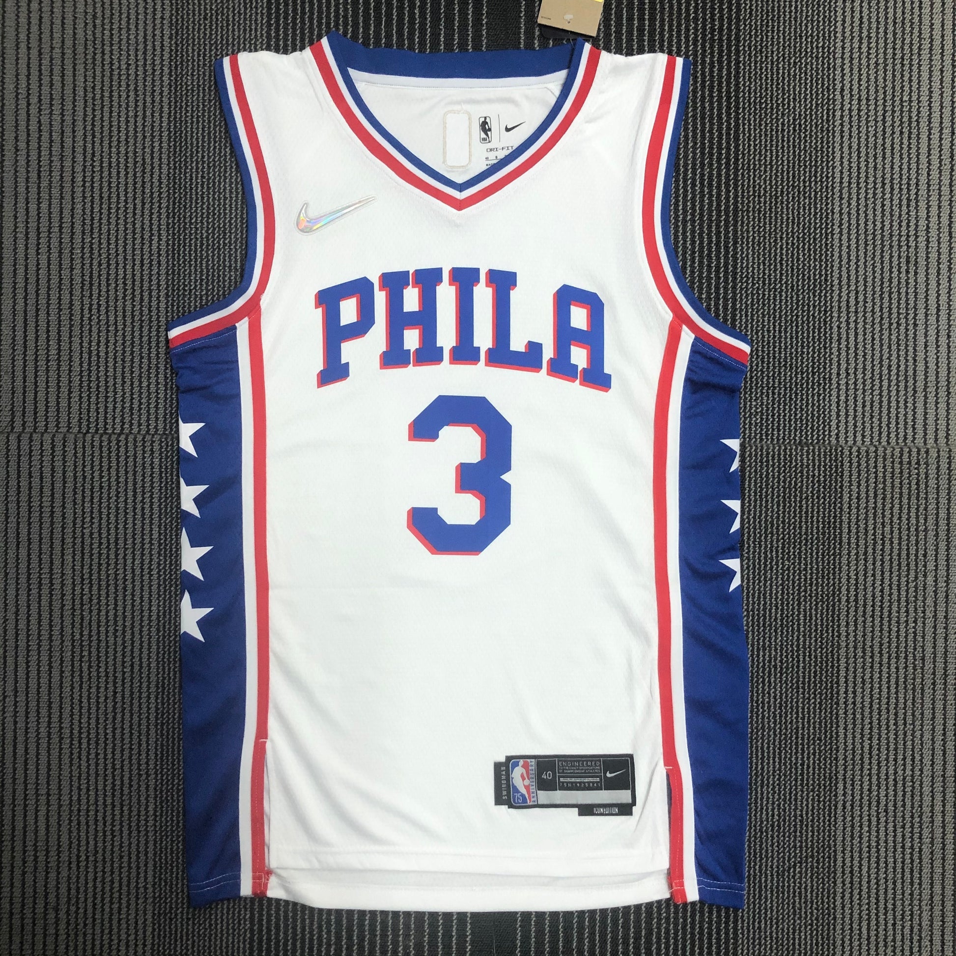 75th Anniversary 76ers NBA : #39#25#21#3#1 | NBA | NBA | Betty ali Chinese suppliers