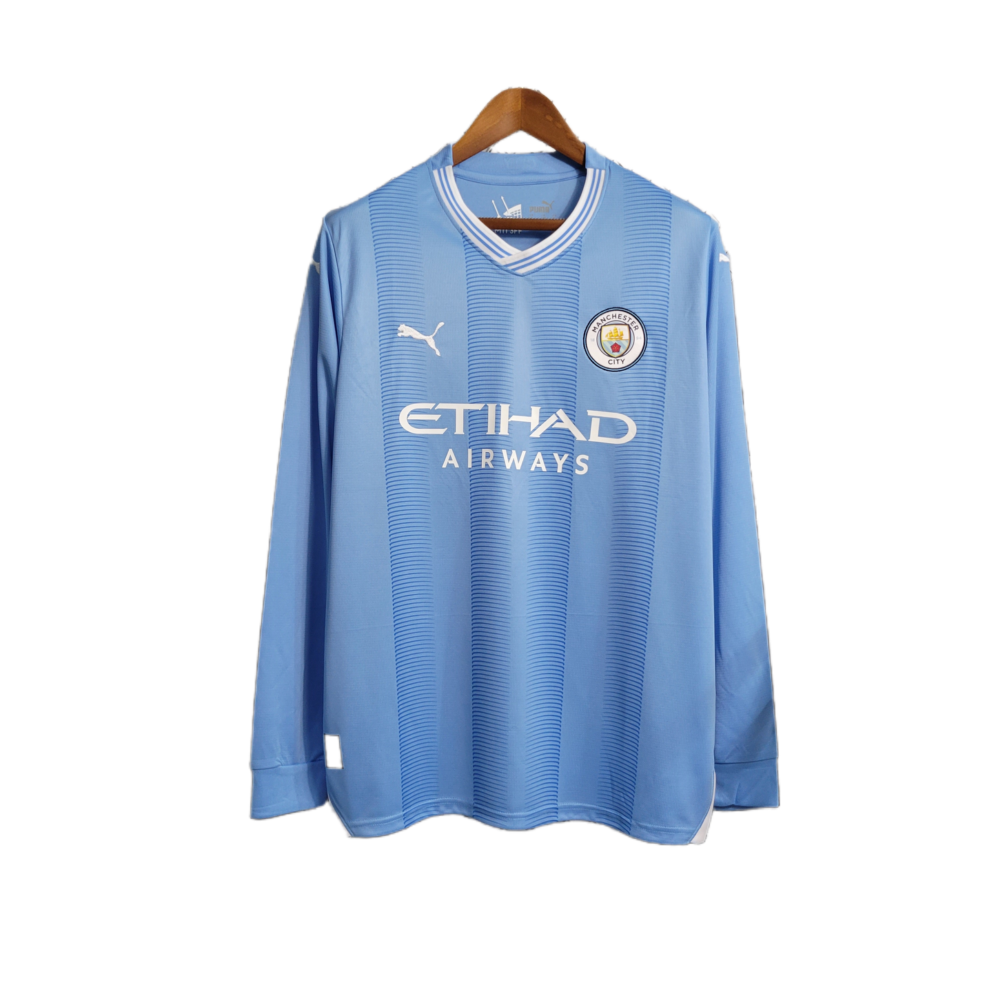 23-24 Manchester City Home Long Sleeve Jersey