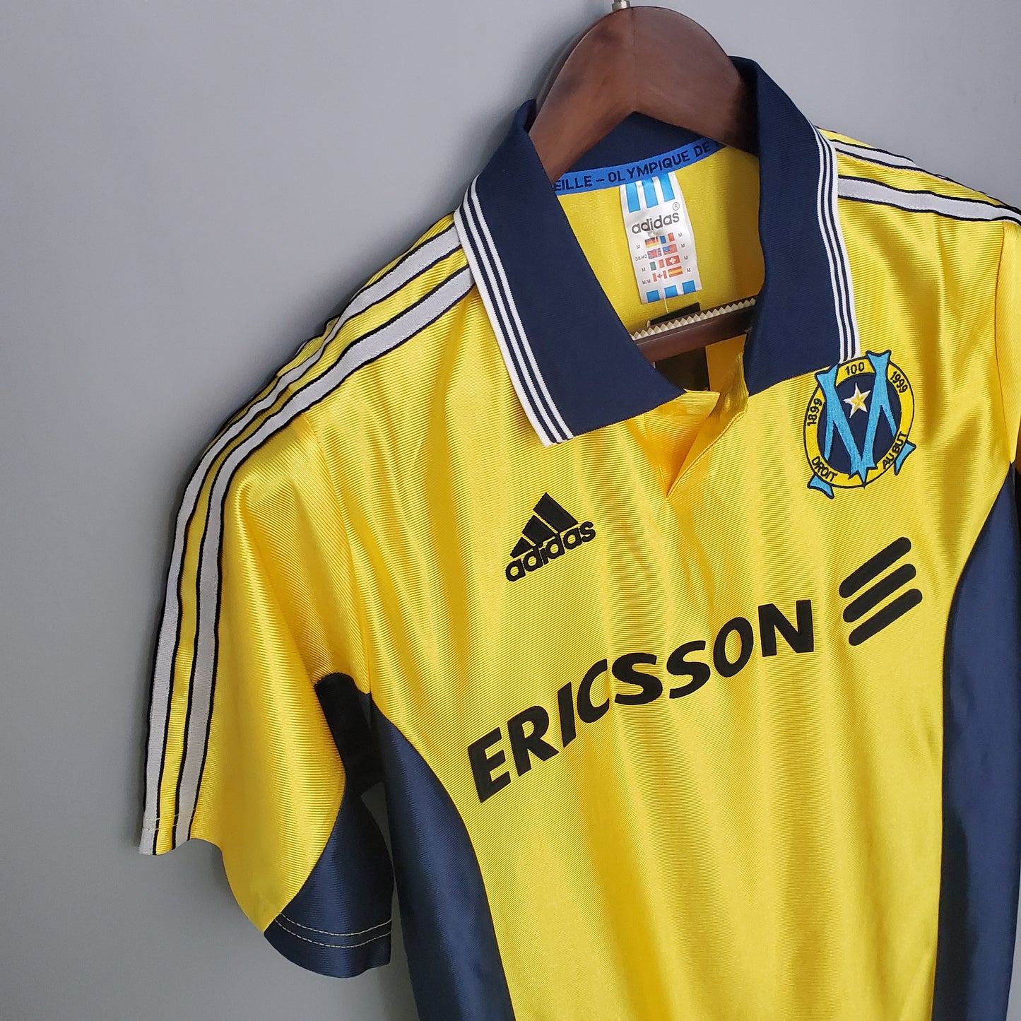 Retro 98/99 Marseille away yellow S-XXL | 复古/Retro | R | Betty ali Chinese suppliers