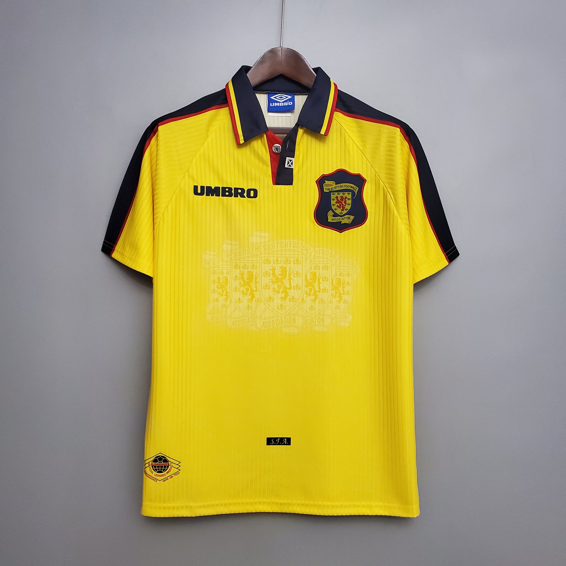 Retro Scotland 96/98 Yellow S-XXL（Men's Fan Edition） | 衬衫 | R | Betty ali Chinese suppliers