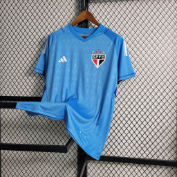 23-24 Sao Paulo Goalkeeper Blue Size S-4XL | 衬衫 | M1-1 | Betty ali Chinese suppliers