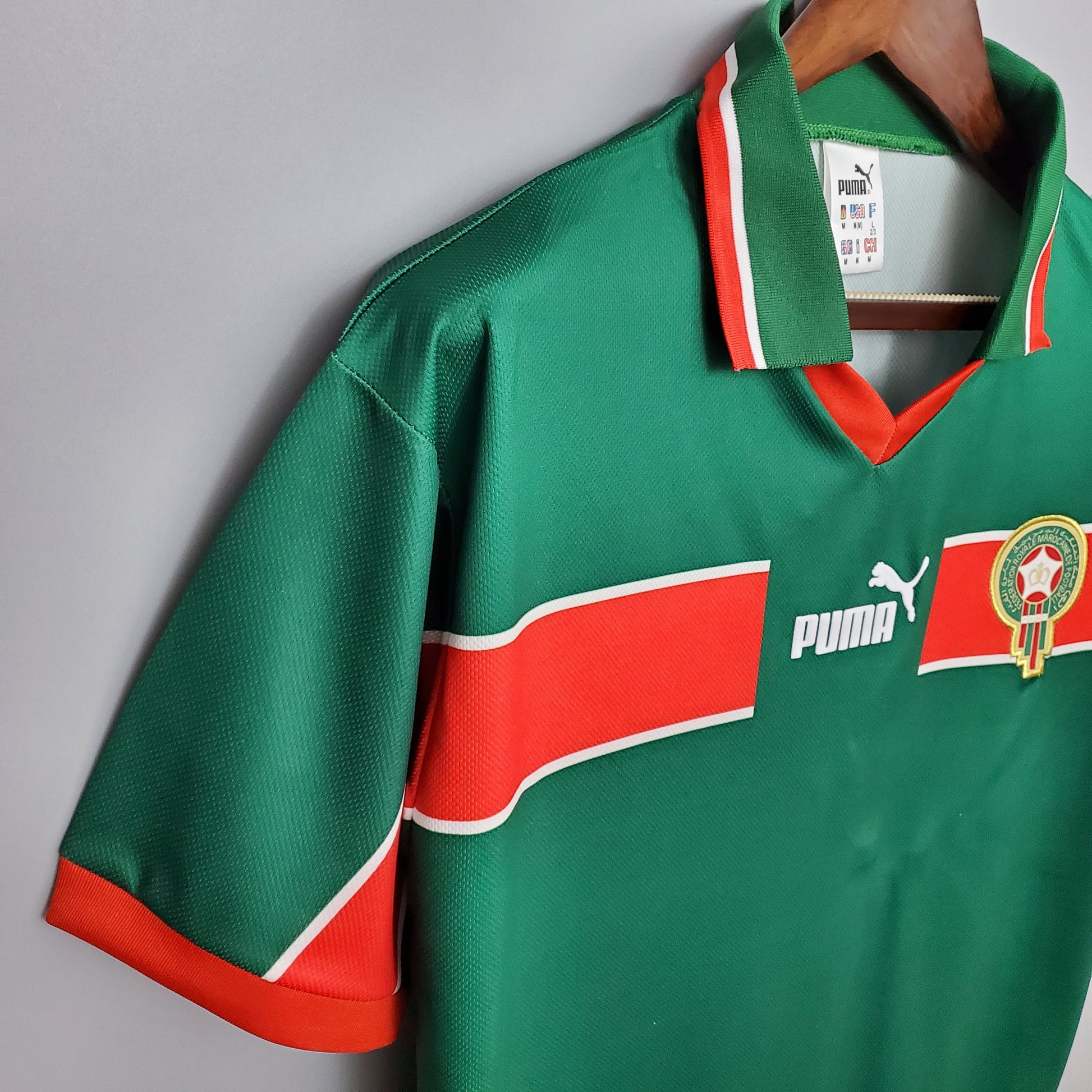 Retro 1998 Morocco home S-XXL（Retro） | 复古/Retro | R | Betty ali Chinese suppliers