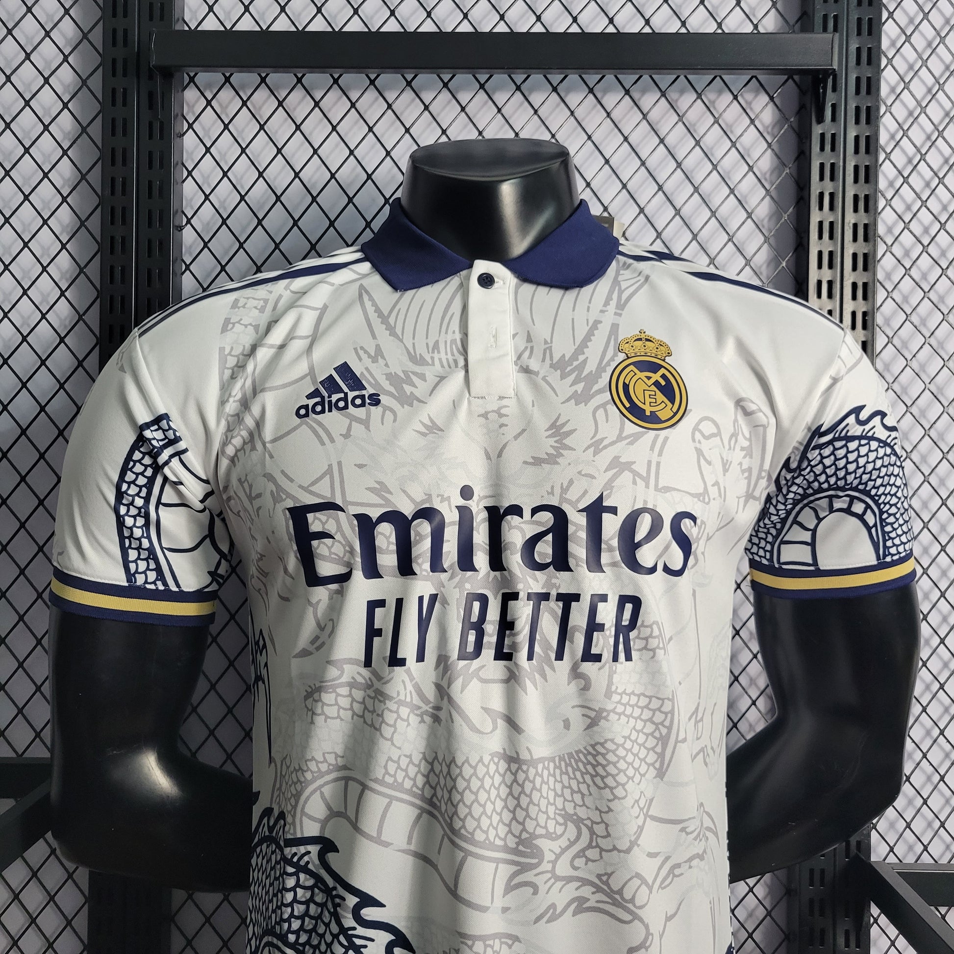 22/23 Players Real Madrid White Dragons S-XXL | 衬衫 | P2-3 | Betty ali Chinese suppliers