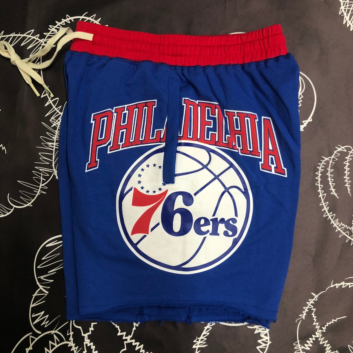 NBA Cotton Shorts 76ers（NBA）Size S-XXL | 短裤 | NBA | 中国供应商