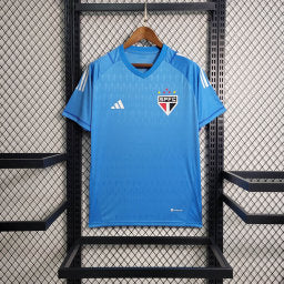 23-24 Sao Paulo Goalkeeper Blue Size S-4XL | 衬衫 | M1-1 | Betty ali Chinese suppliers