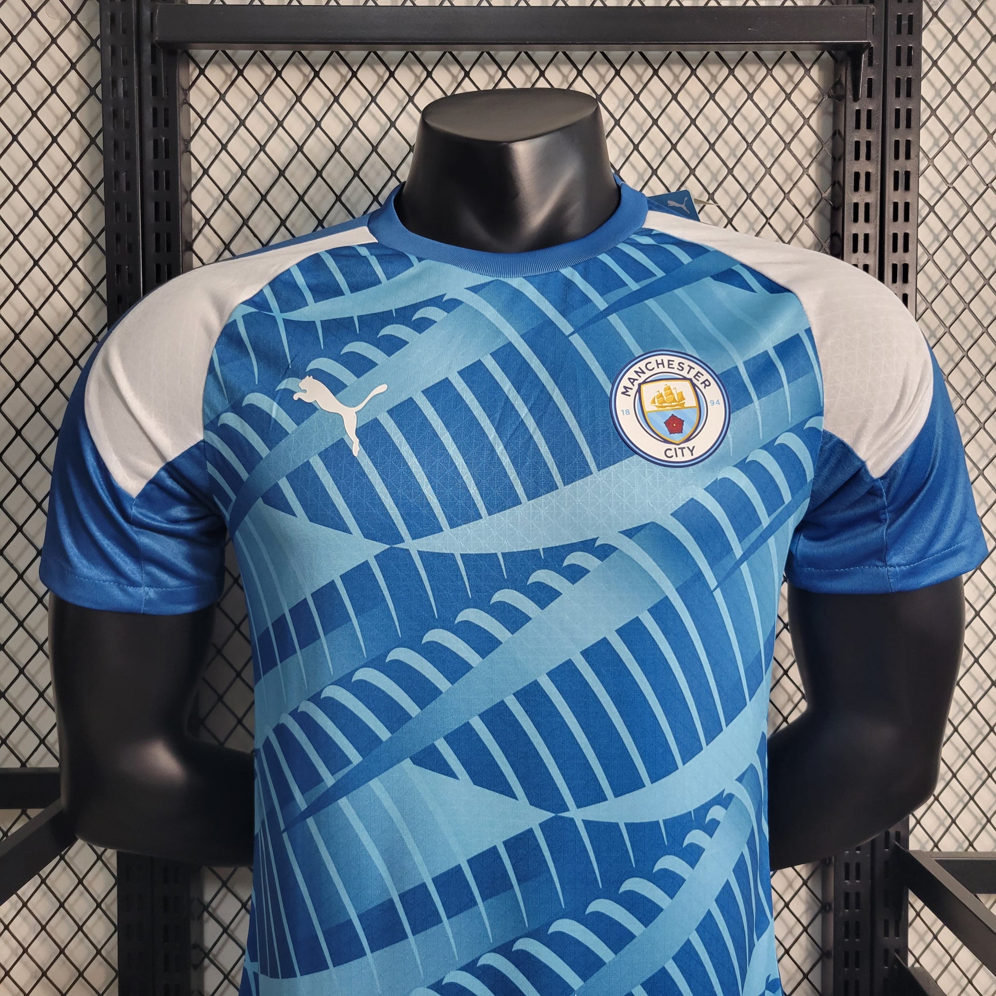 23-24 Players Manchester City Pre match Size S-XXL | 衬衫 | P2-1 | Betty ali Chinese suppliers