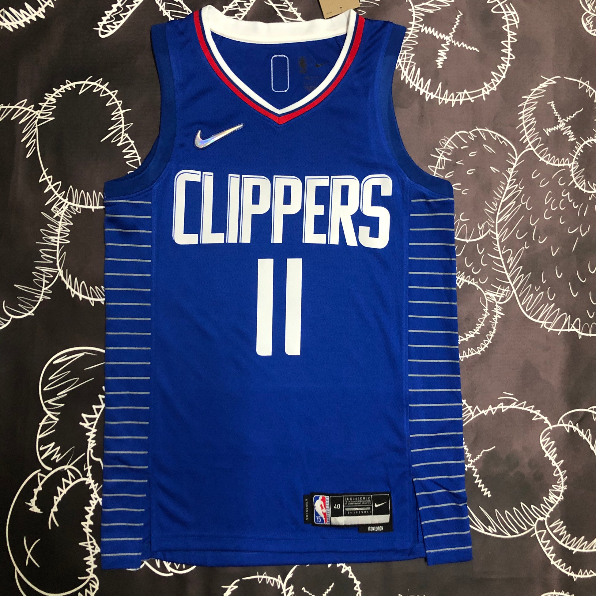 75th Anniversary Clippers No. 11 Wall NBA : #11 | NBA | NBA | Betty ali Chinese suppliers