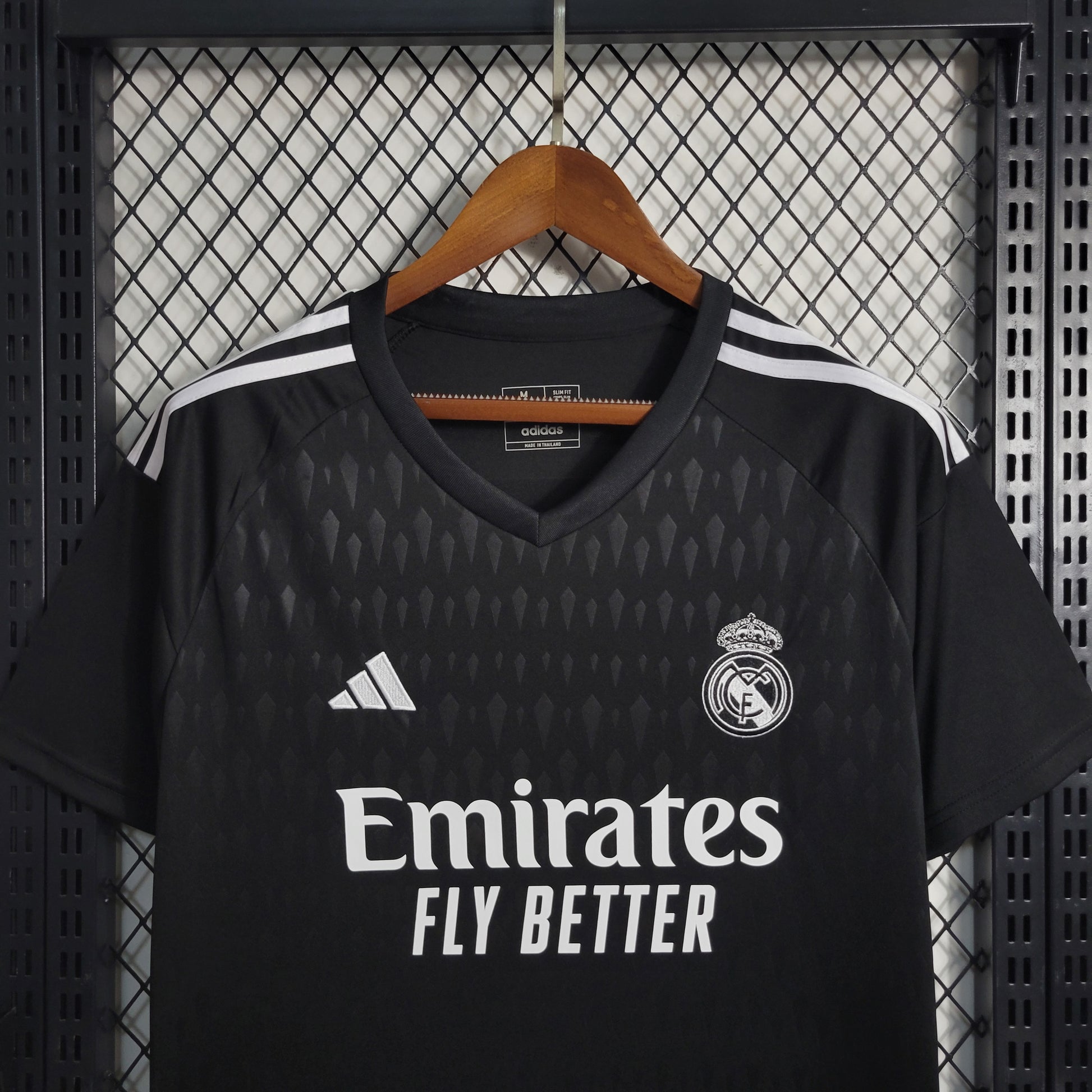 23-24 Real Madrid Black Goalkeeper Size S-XXL(fan version) | 衬衫 | M2-3 | Betty ali Chinese suppliers