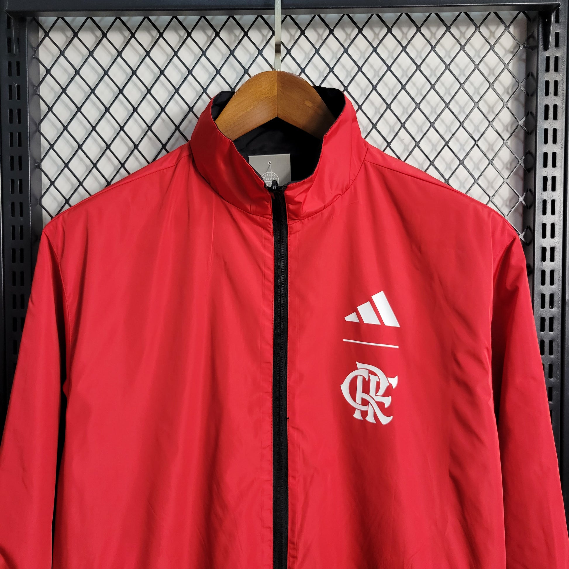 23-24 Windbreaker Double sided Flamengo Black Red Size S-XXL | 风衣 | W1-2 | Betty ali Chinese suppliers