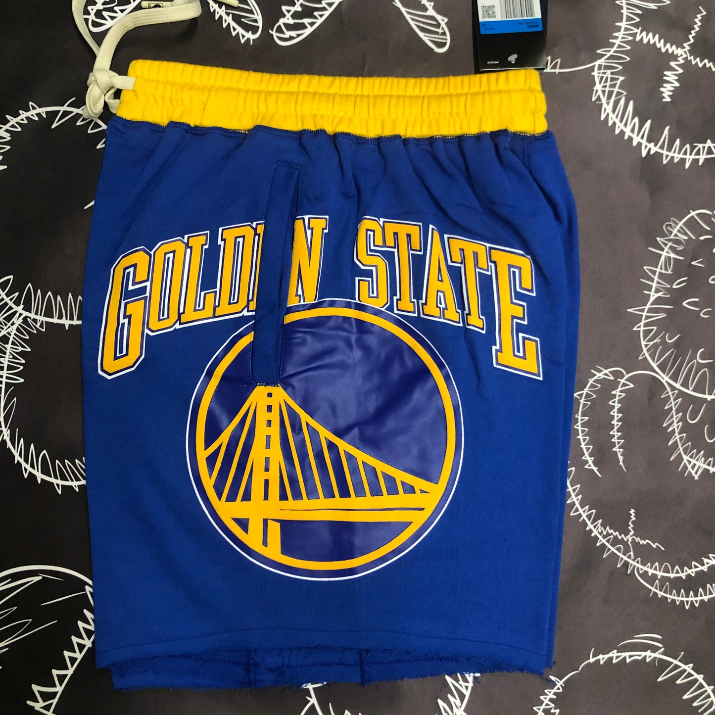 Warriors Athletic Shorts Blue（NBA）Size S-XXL | 短裤 | NBA | 中国供应商