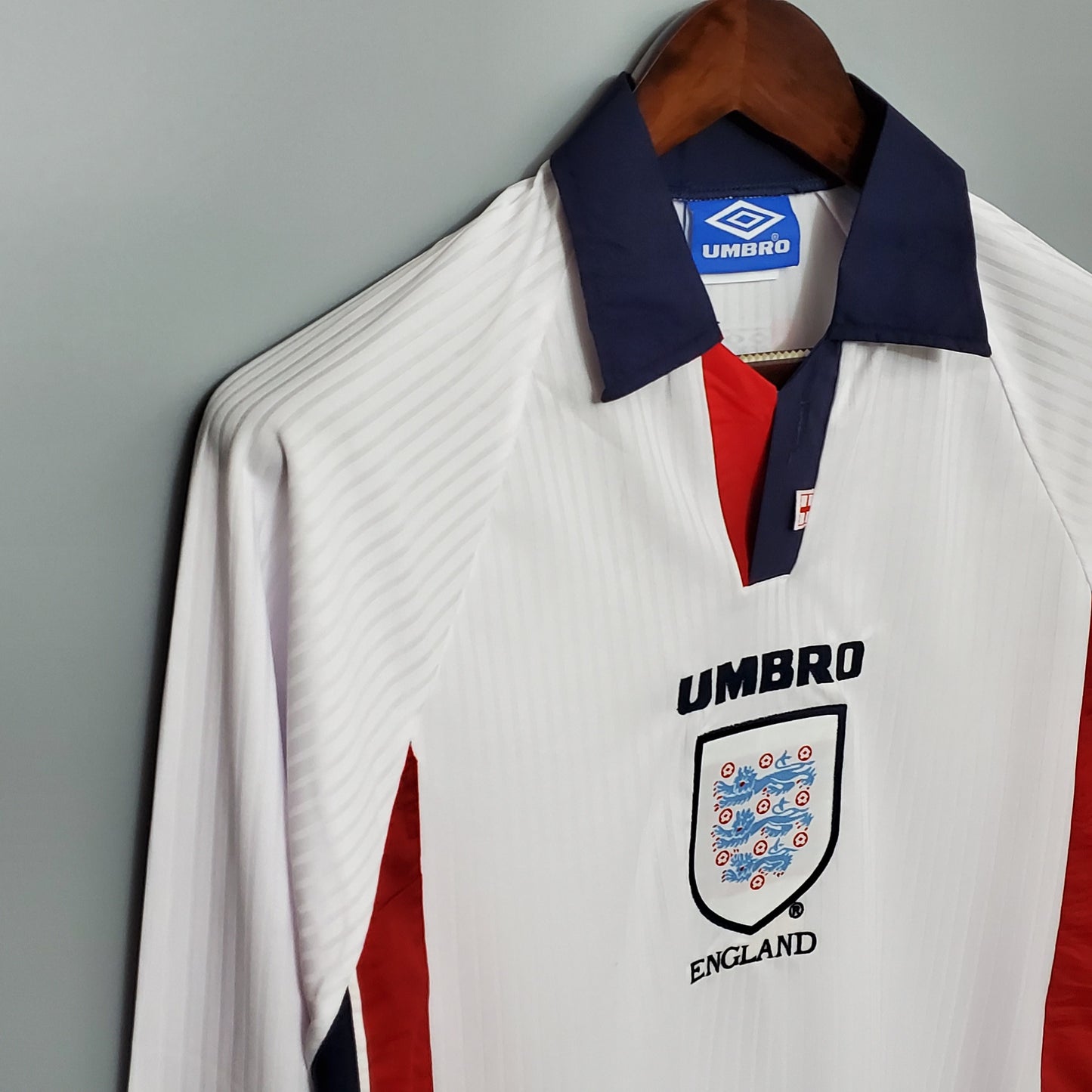 Retro Long Sleeve 1998 England home S- XXL（Retro） | 复古/Retro | R1 | Betty ali Chinese suppliers