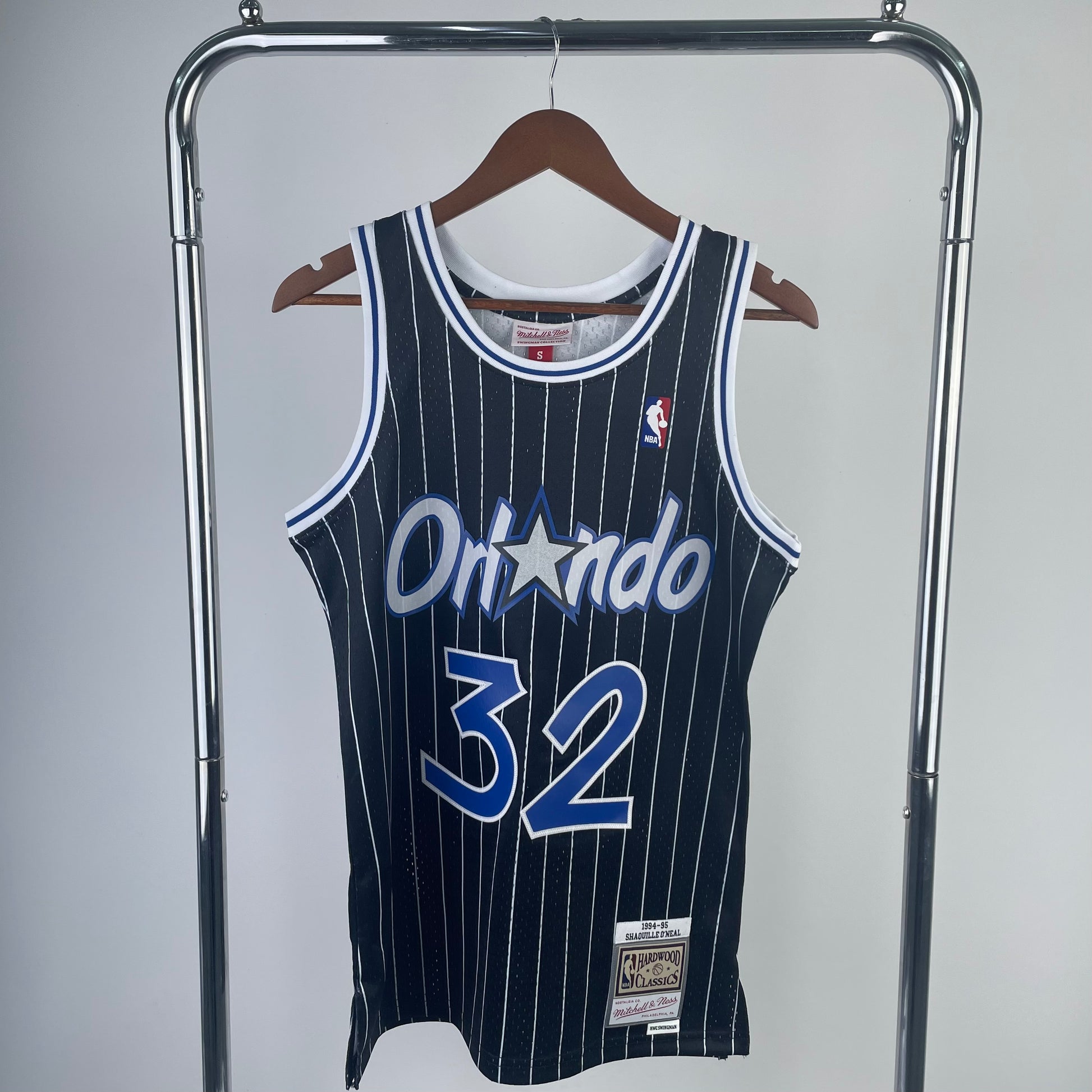 MN hot-pressed retro jersey: SW Magic 94/95 season black NBA : #32 | NBA | NBA | Betty ali Chinese suppliers