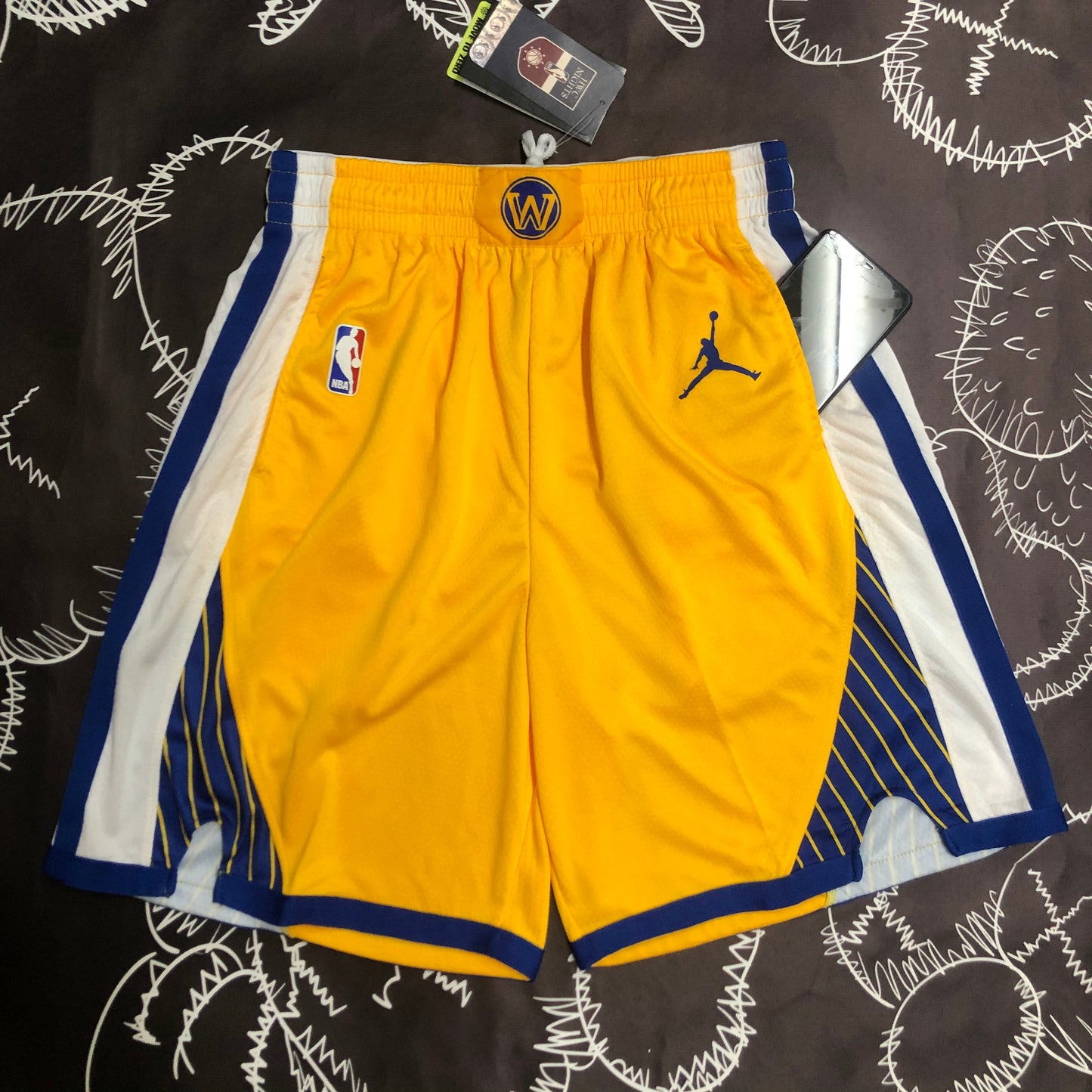 warrior trapeze shorts（NBA）Size S-XXL | 短裤 | NBA | 中国供应商