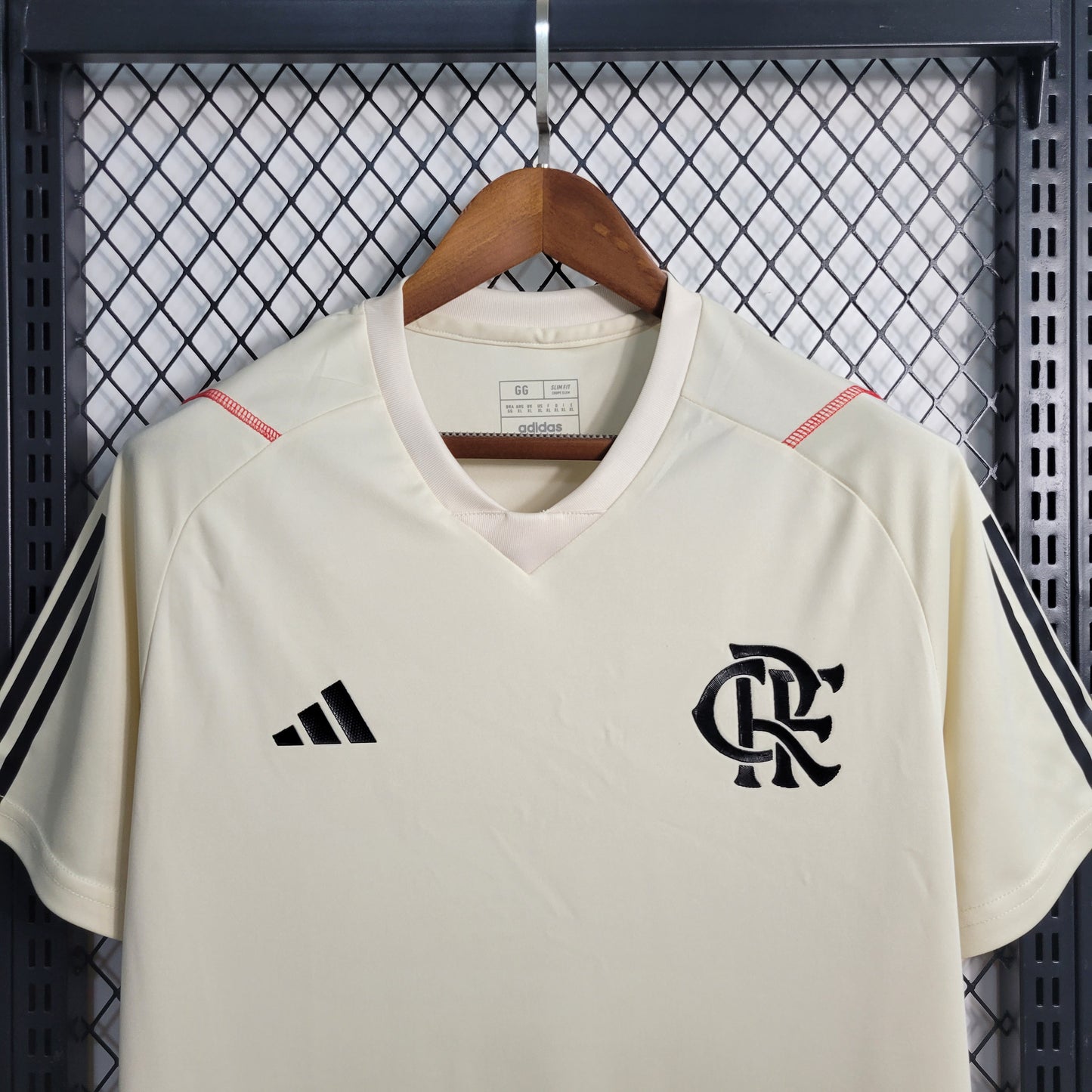 23-24 Flamengo training suit off-white size S-4XL（Men's Fan Edition） | 衬衫 | M1-1 | Betty ali Chinese suppliers