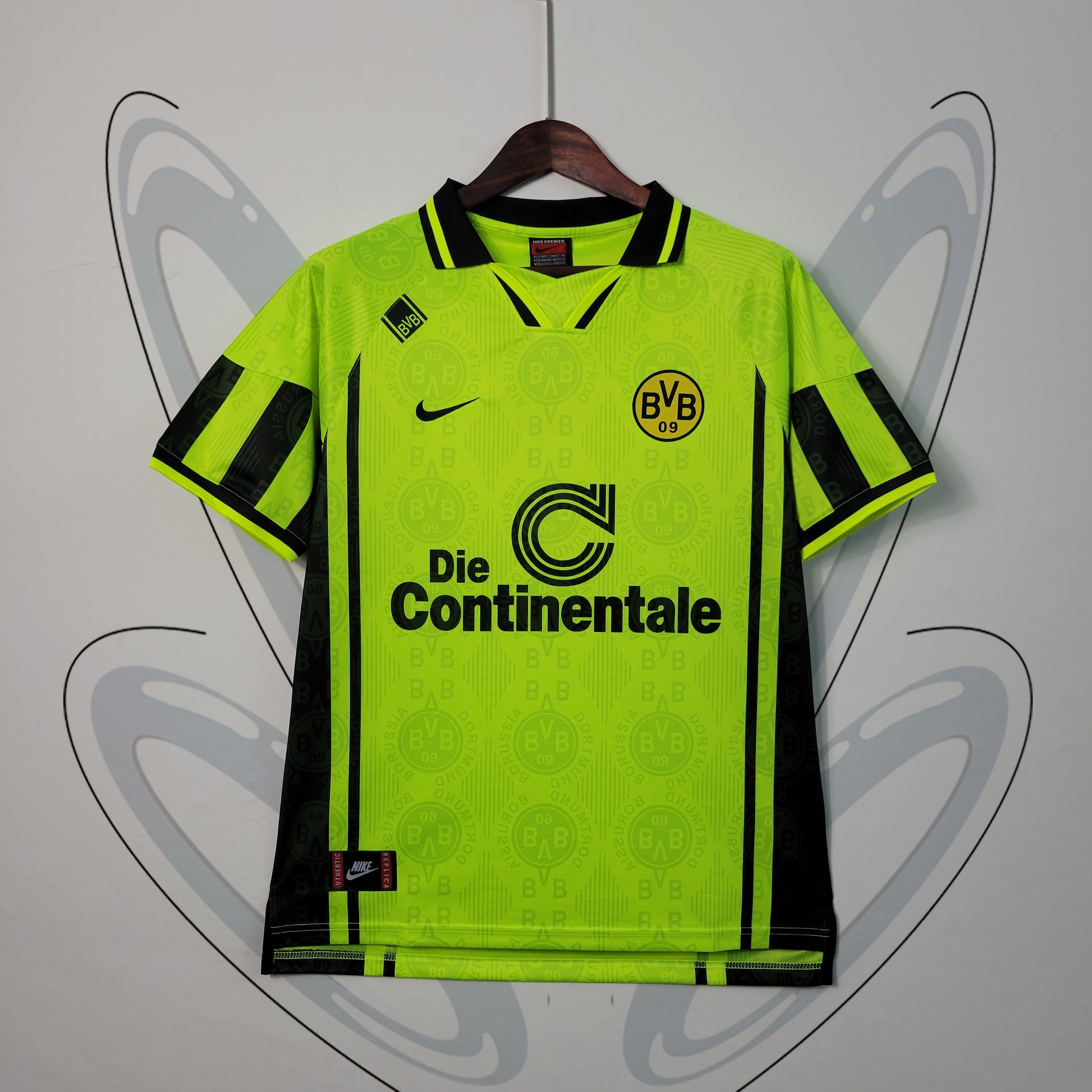 Retro 1996 Dortmund home size S-XXL | 复古/Retro | R | Betty ali Chinese suppliers