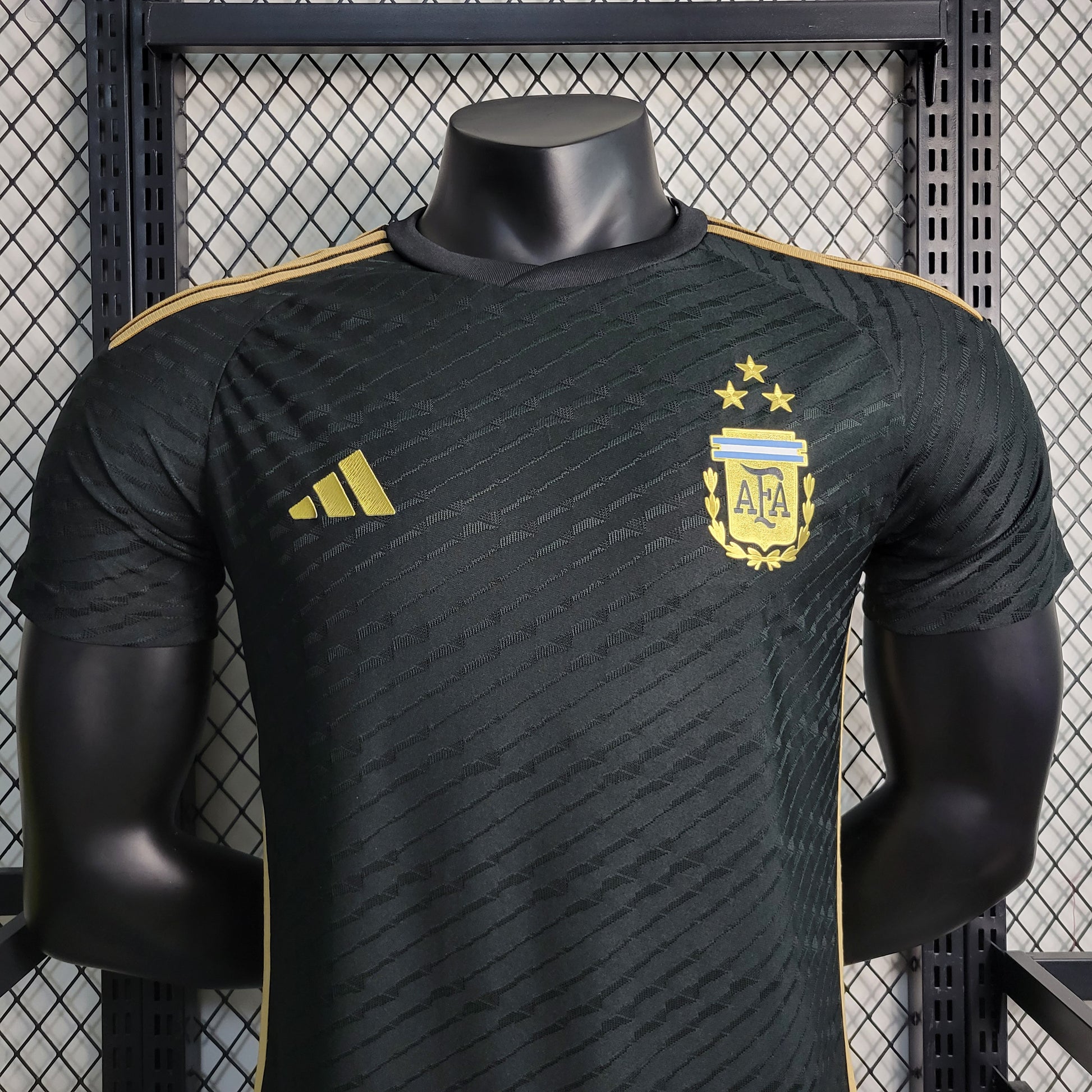 23-24 Player Argentina Black Size S-XXL | 衬衫 | P3-9 | Betty ali Chinese suppliers