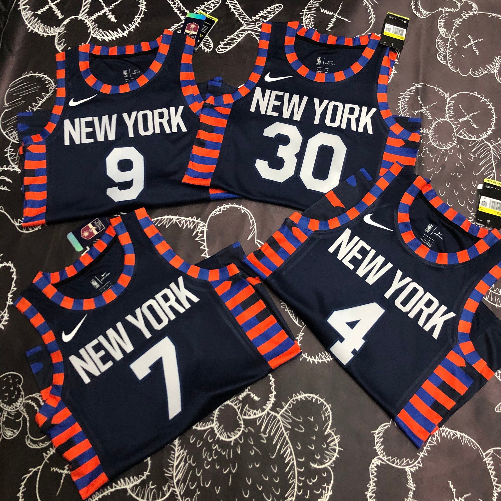 Knicks stripes NBA : #30#9#7#4 | NBA | NBA | Betty ali Chinese suppliers