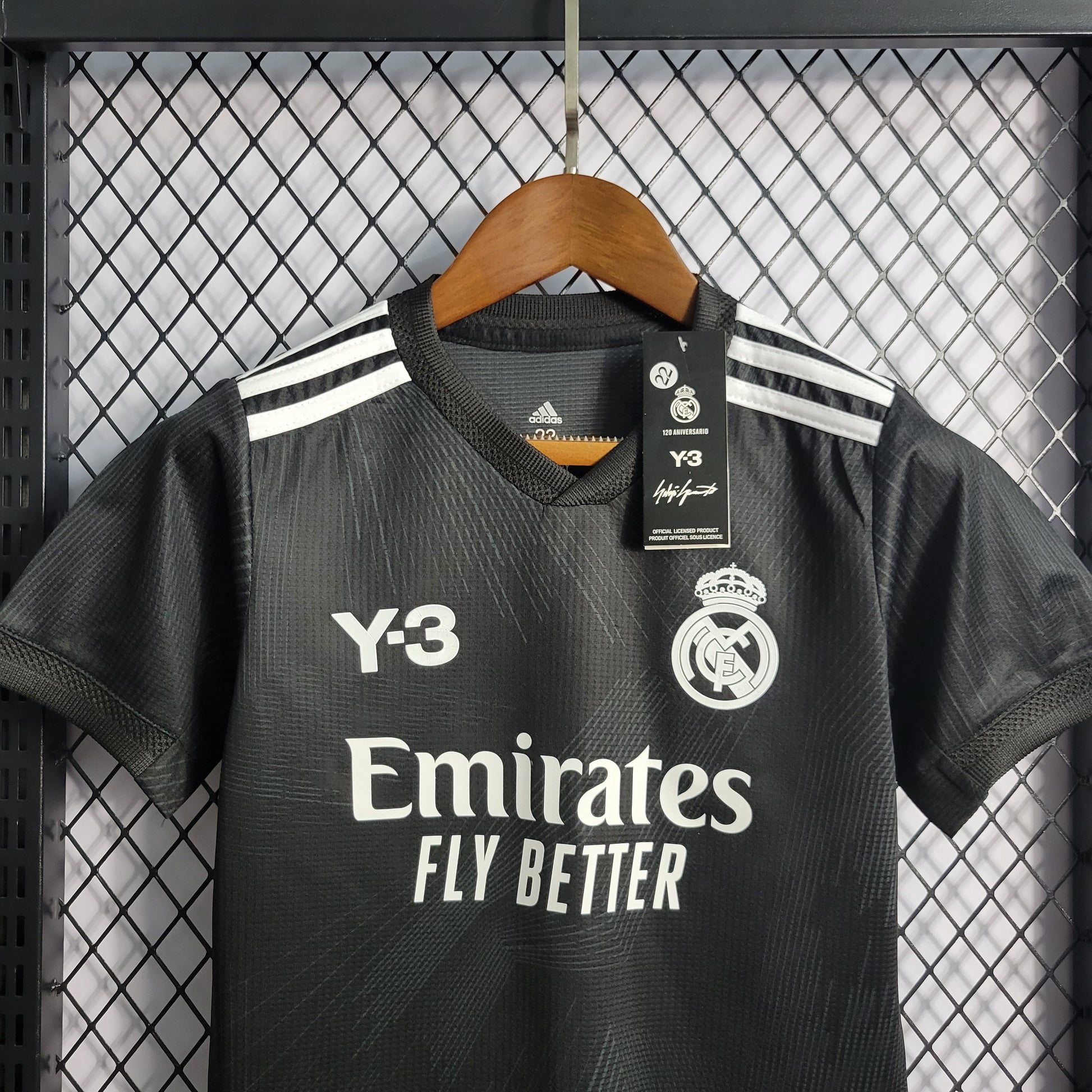 22/23 Kids Real Madrid Black Y3: 16-28 | 儿童套装 | M2-3 | Betty ali Chinese suppliers