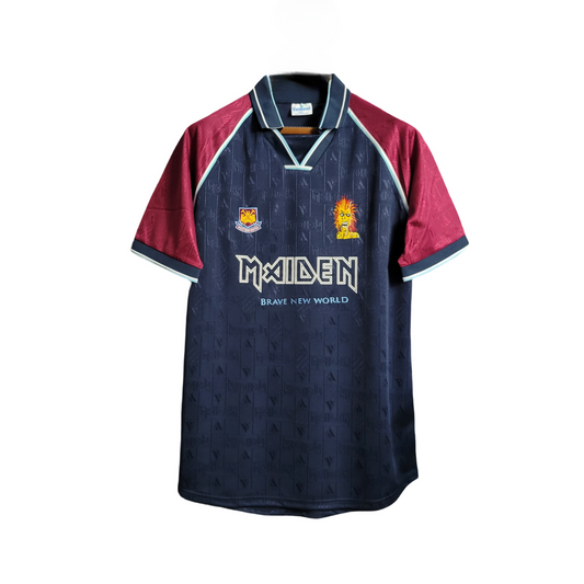 1999 West Ham United Iron Lady Retro Home Co-branded Shirt