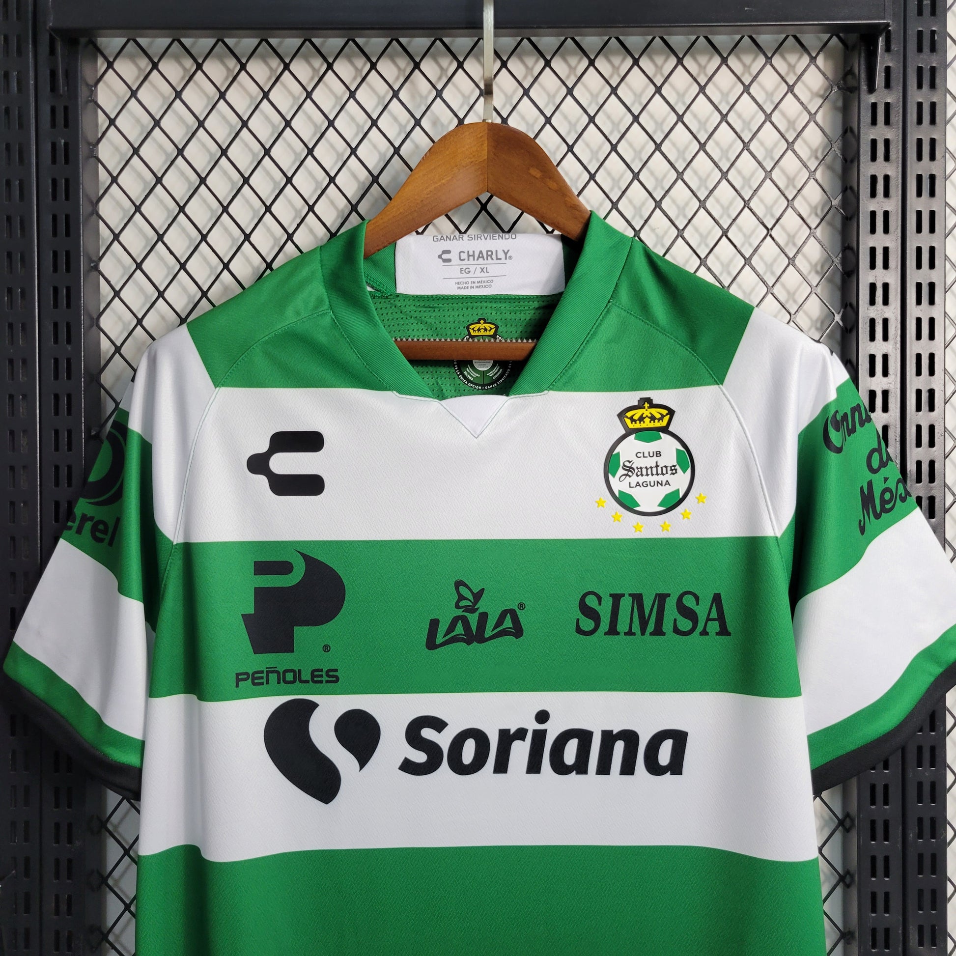 23-24 Mexico League Santos Home Size S-XXL（Men's Fan Edition） | 衬衫 | M3-10 | Betty ali Chinese suppliers