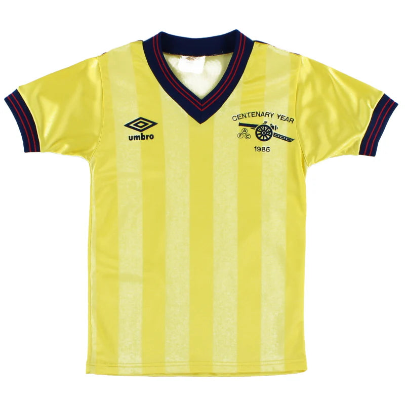 1985-86 Arsenal Centenary Away Shirt