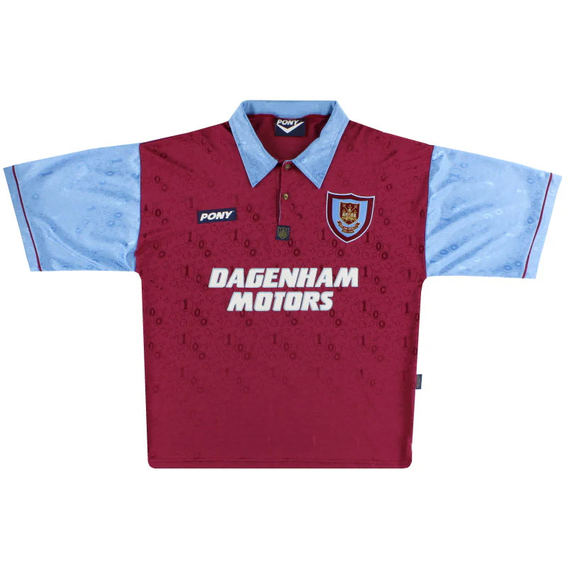 1995-97 West Ham Colts Centenary Home Shirt