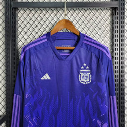 22-23 Argentina Away 3-Star Long Sleeved Size S-XXL