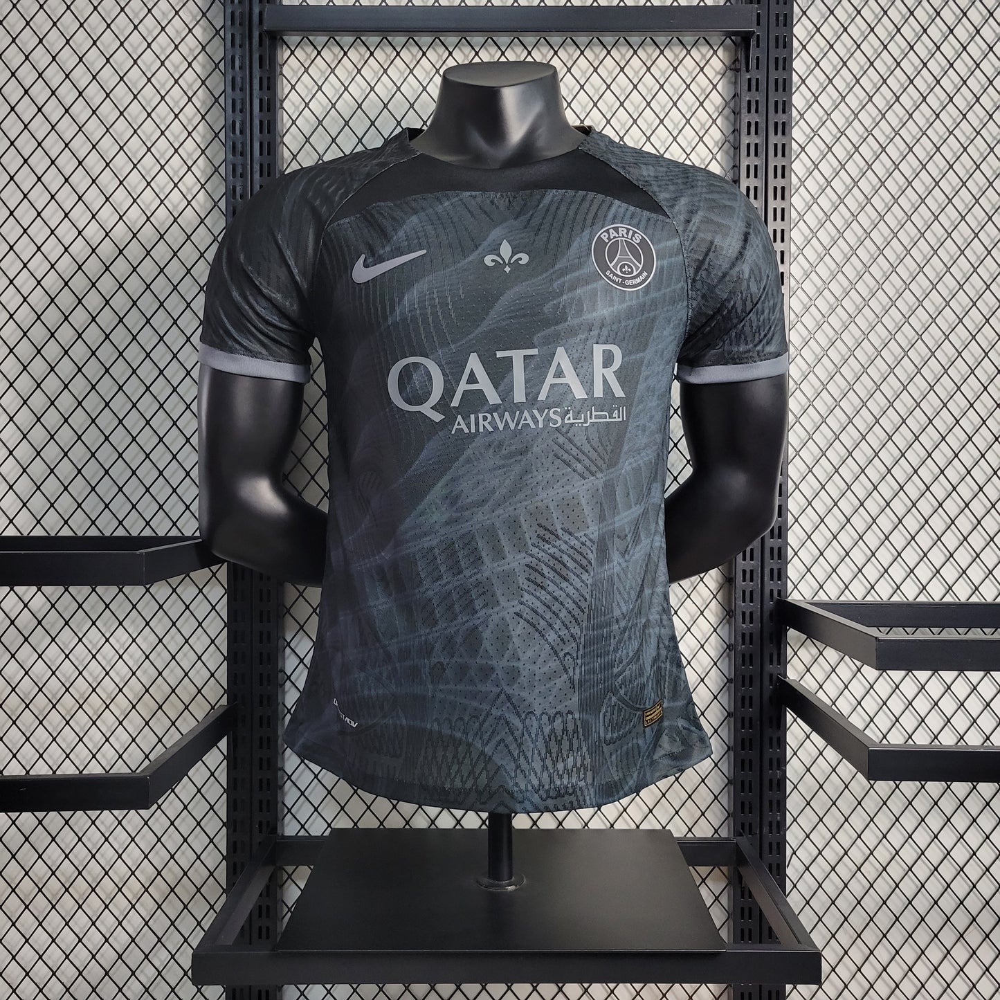 23-24 player PSG black size S-XXL | 衬衫 | P2-4 | Betty ali Chinese suppliers