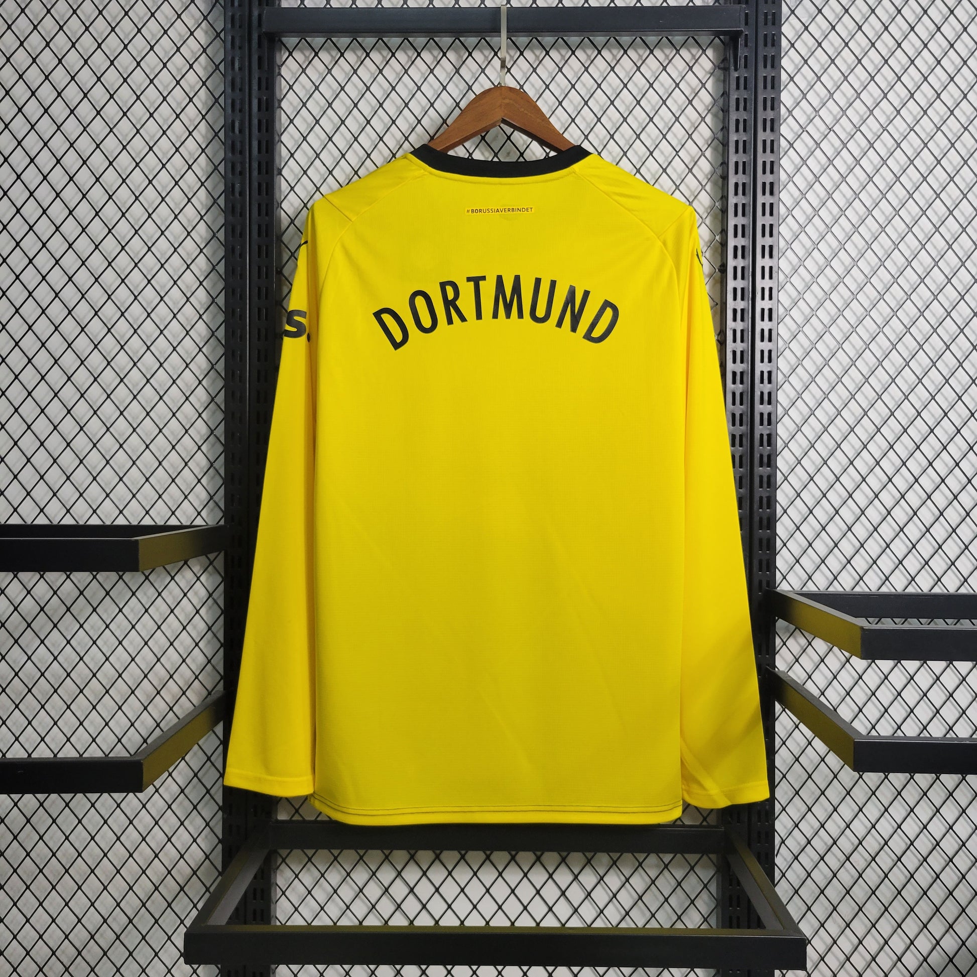 23-24 Dortmund Home Long Sleeve Size S-XXL | 复古/Retro | B3 | Betty ali Chinese suppliers