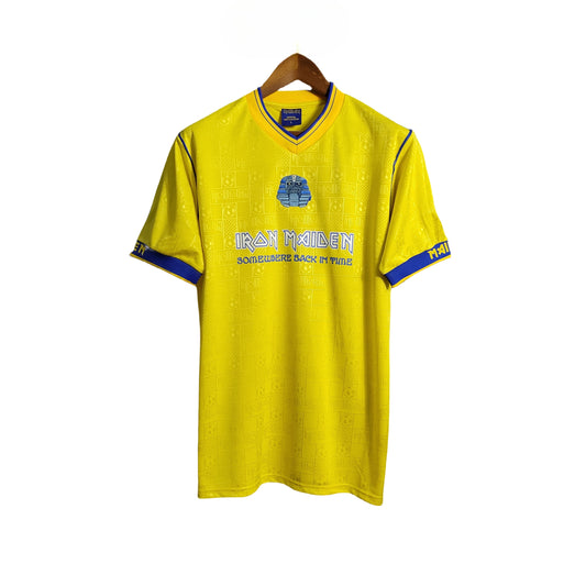 2008 West Ham Yellow Vintage Shirt