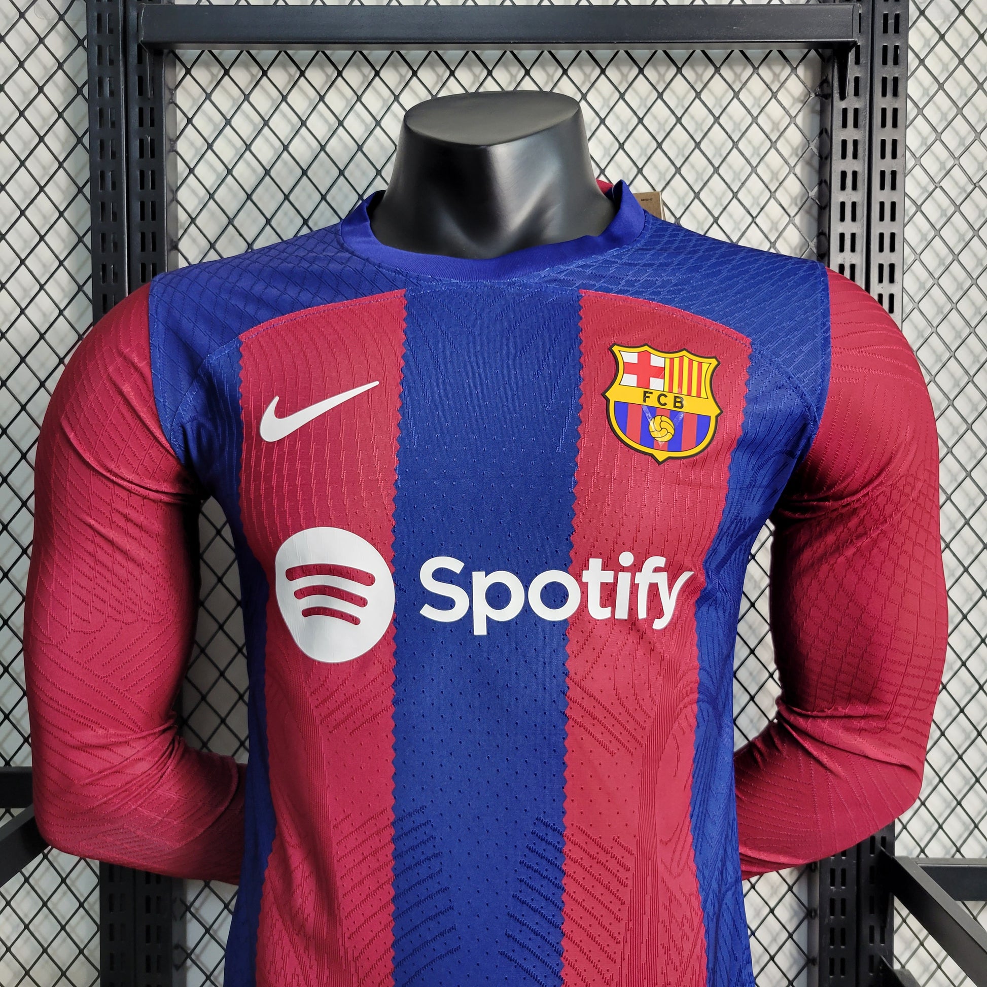 23-24 Player Long Sleeve Barcelona Home Size S-XXL | 衬衫 | P2-3 | Betty ali Chinese suppliers