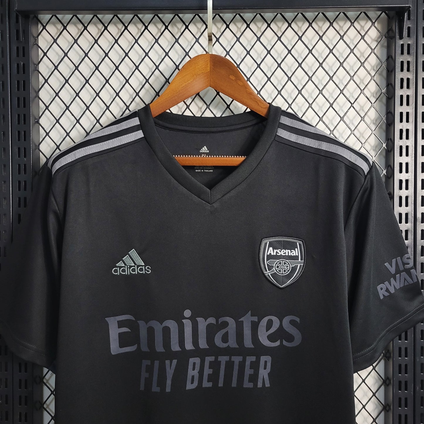 22-23 Arsenal Black Size S-XXL（Men's Fan Edition） | 衬衫 | M2-1 | Betty ali Chinese suppliers