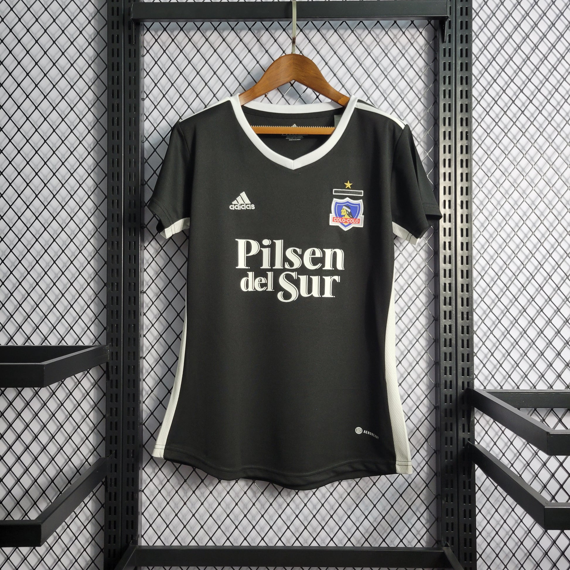 22/23 Women's Colo Colo Away Black Size: S-XXL（Ladies' Fan Version） | 衬衫 | M2-12 | Betty ali Chinese suppliers