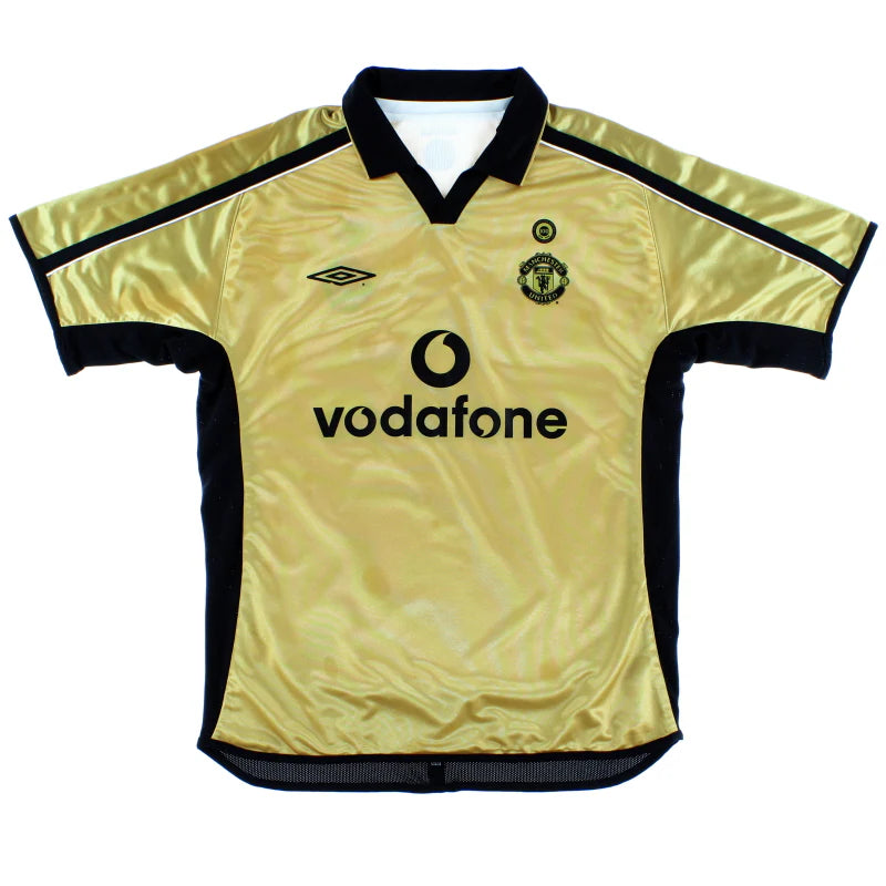 2001-02 Manchester United Umbro Centenary Reversible Away Shirt