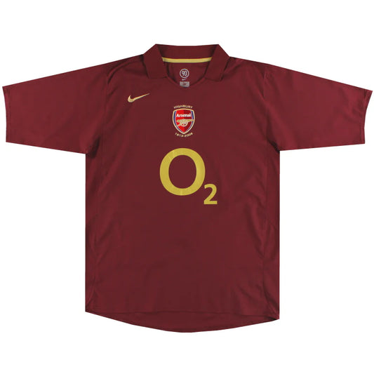 2005-06 Arsenal Nike Commemorative Highbury Home Shirt