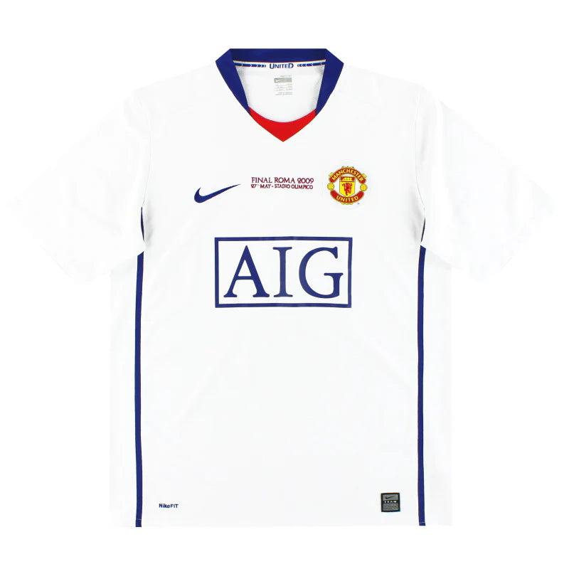 2008-09 Manchester United  'Final Roma' Away Shirt