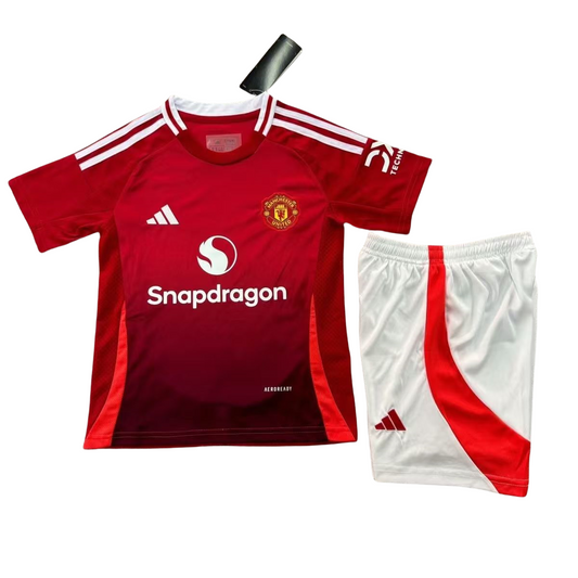 2024-25 Manchester United Home Shirt for Kids