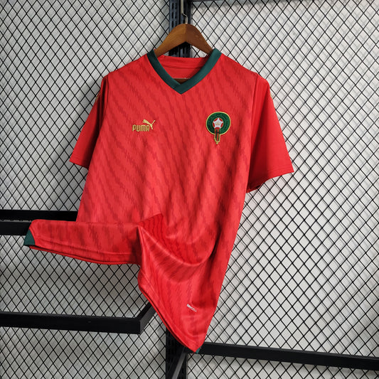 23-24 Morocco Home Size S-XXL(fan version) | 衬衫 | M4-1 | Betty ali Chinese suppliers