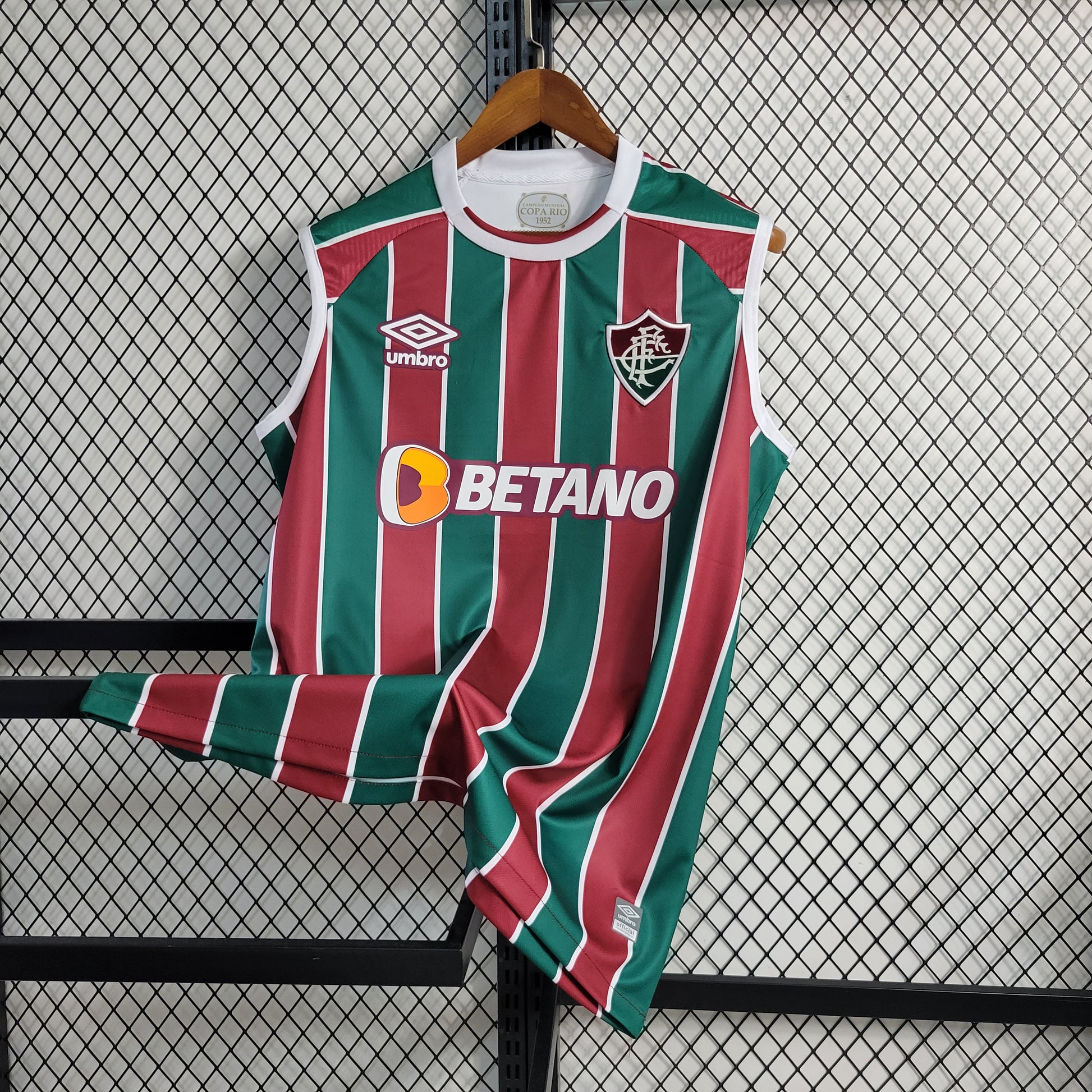 23-24 Fluminense Home Tank Top Size S-4XL | 衬衫 | M1-1 | Betty ali Chinese suppliers