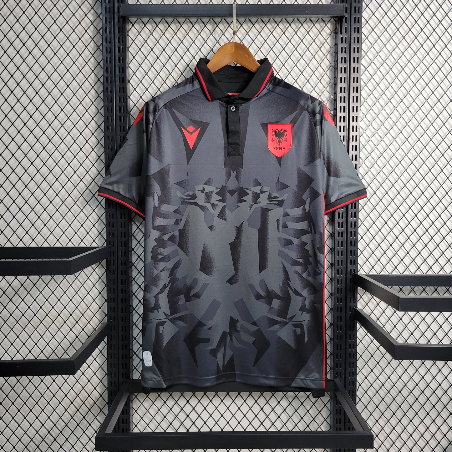 23-24 Albania 2 Field Size S-XXL（Men's Fan Edition） | 衬衫 | M5-1 | Betty ali Chinese suppliers