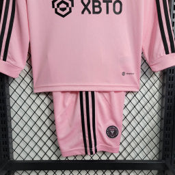 22-23 Kids Intermiamicf Home Long Sleeve Sizes 16-28