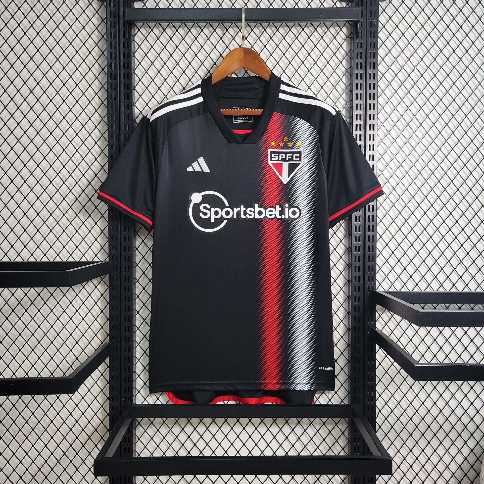 1:1 23-24 Sao Paulo 2 away size S-4XL | 衬衫 | M1-1 | Betty ali Chinese suppliers