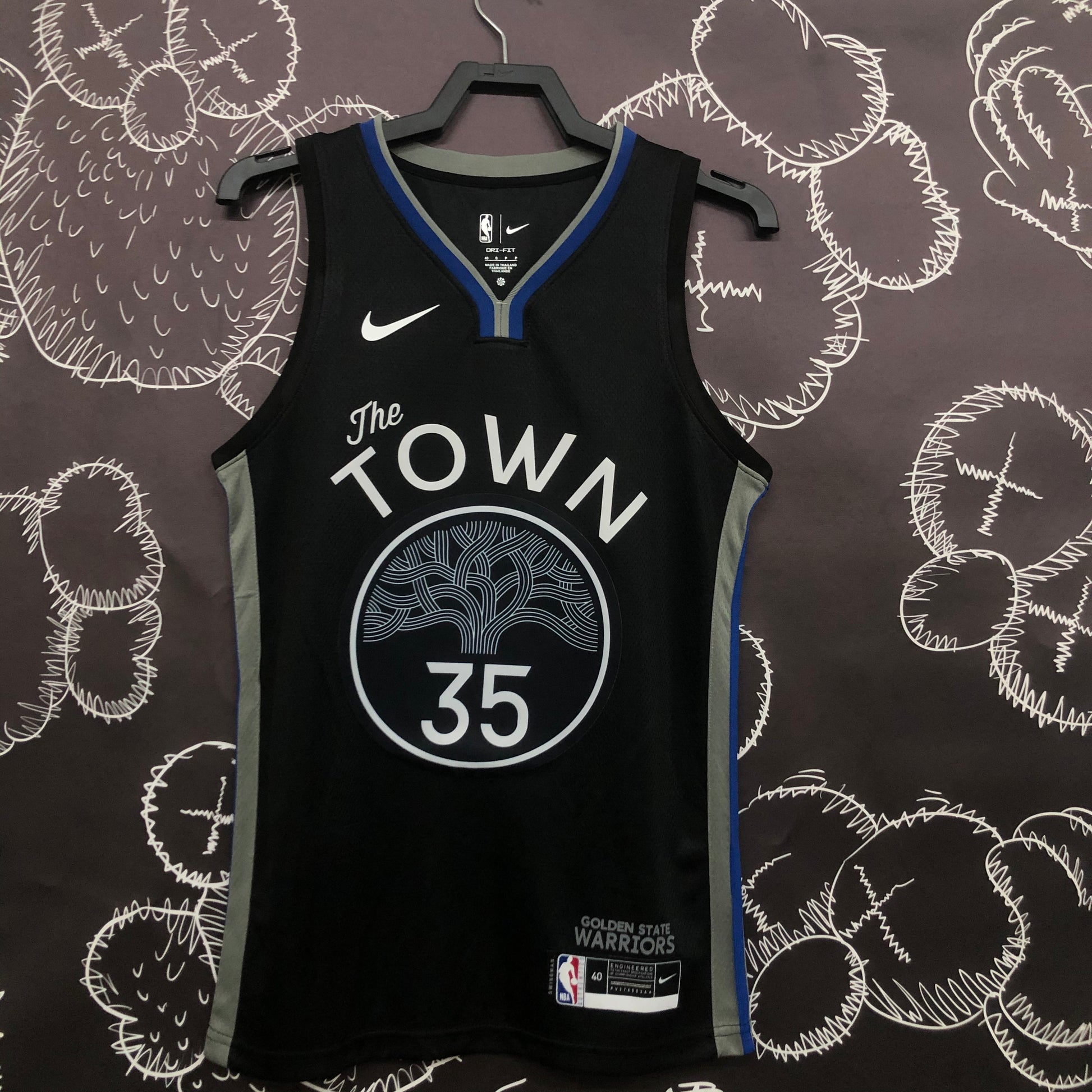 20 season Warriors black gray NBA : #00#0#3#23#35#6#11#22#30 | NBA | NBA | Betty ali Chinese suppliers