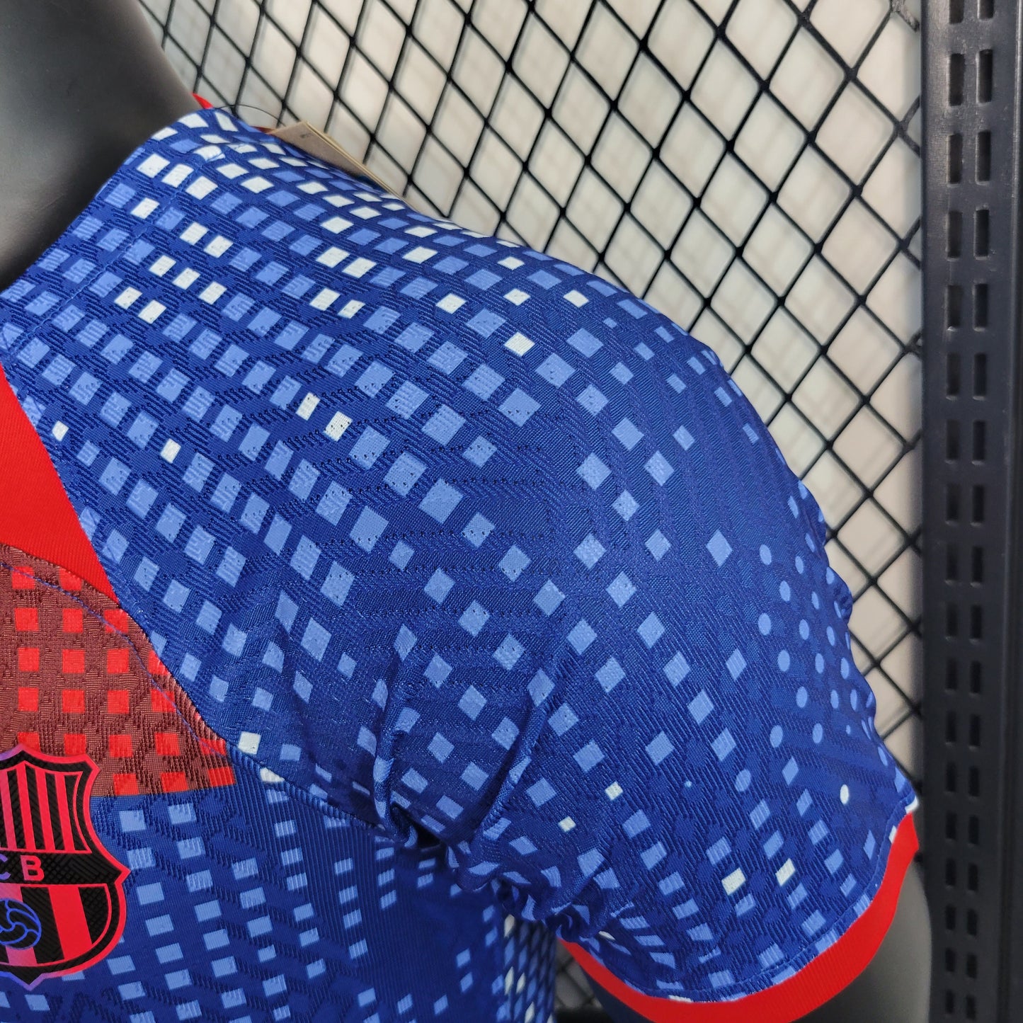 23-24 Players Barcelona Blue Training Shirt Size S-XXL | 衬衫 | P2-3 | Betty ali Chinese suppliers