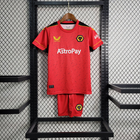 23-24 KIDS Wolves away game size 16-28 | M2-1 | Betty ali Chinese suppliers