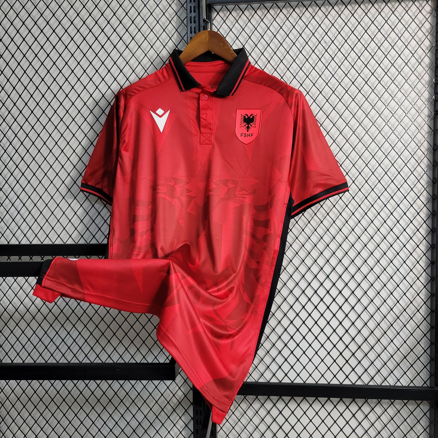 23-24 Albania Home Size S-XXL（Men's Fan Edition） | 衬衫 | M4-1 | Betty ali Chinese suppliers