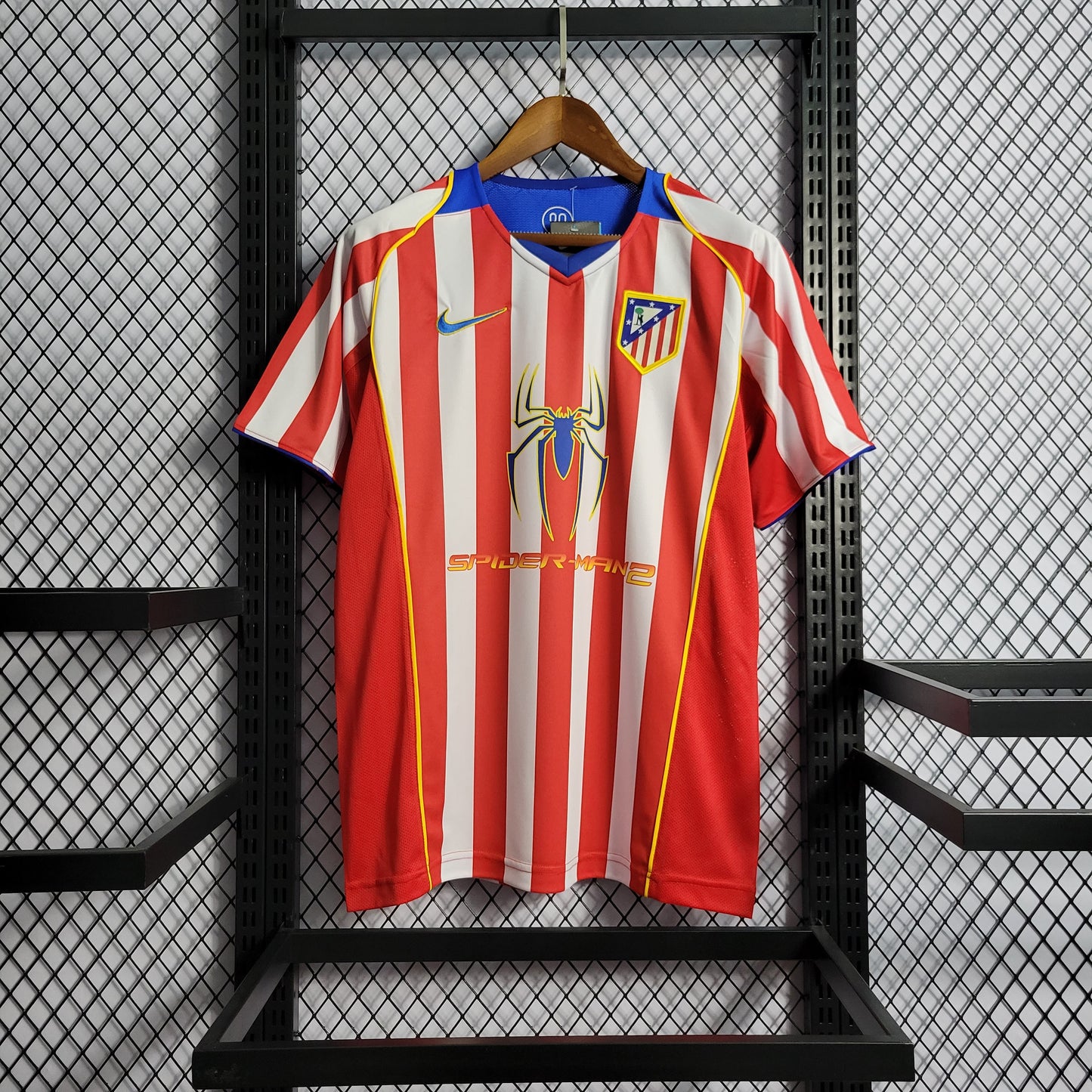 Retro Atletico Madrid 04/05 home S-XXL | 复古/Retro | R | Betty ali Chinese suppliers